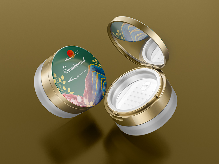 透明磨砂散粉罐容器注塑廠家 透明磨砂散粉罐容器注塑廠家